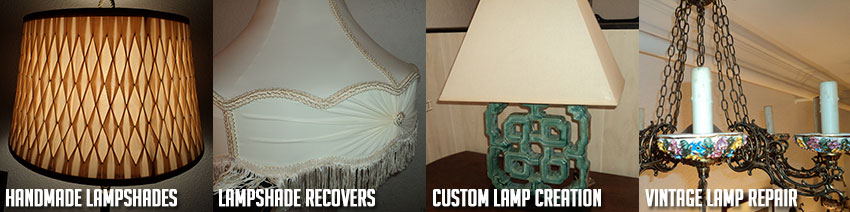 Lampshade Restoration - Lamp Recover - Lamp Restore - Custom Lamps